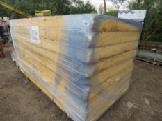 STACK OF CELOTEX TYPE 120MM INSULATION BOARDS. THIS LOT IS SOLD UNDER THE AUCTIONEERS MARGIN SCHEM