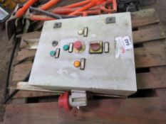HEAVY DUTY ELECTRICAL CONTROL PANEL. THIS LOT IS SOLD UNDER THE AUCTIONEERS MARGIN SCHEME, THEREF