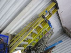 2 X GRP STEP LADDERS. THIS LOT IS SOLD UNDER THE AUCTIONEERS MARGIN SCHEME, THEREFORE NO VAT WILL