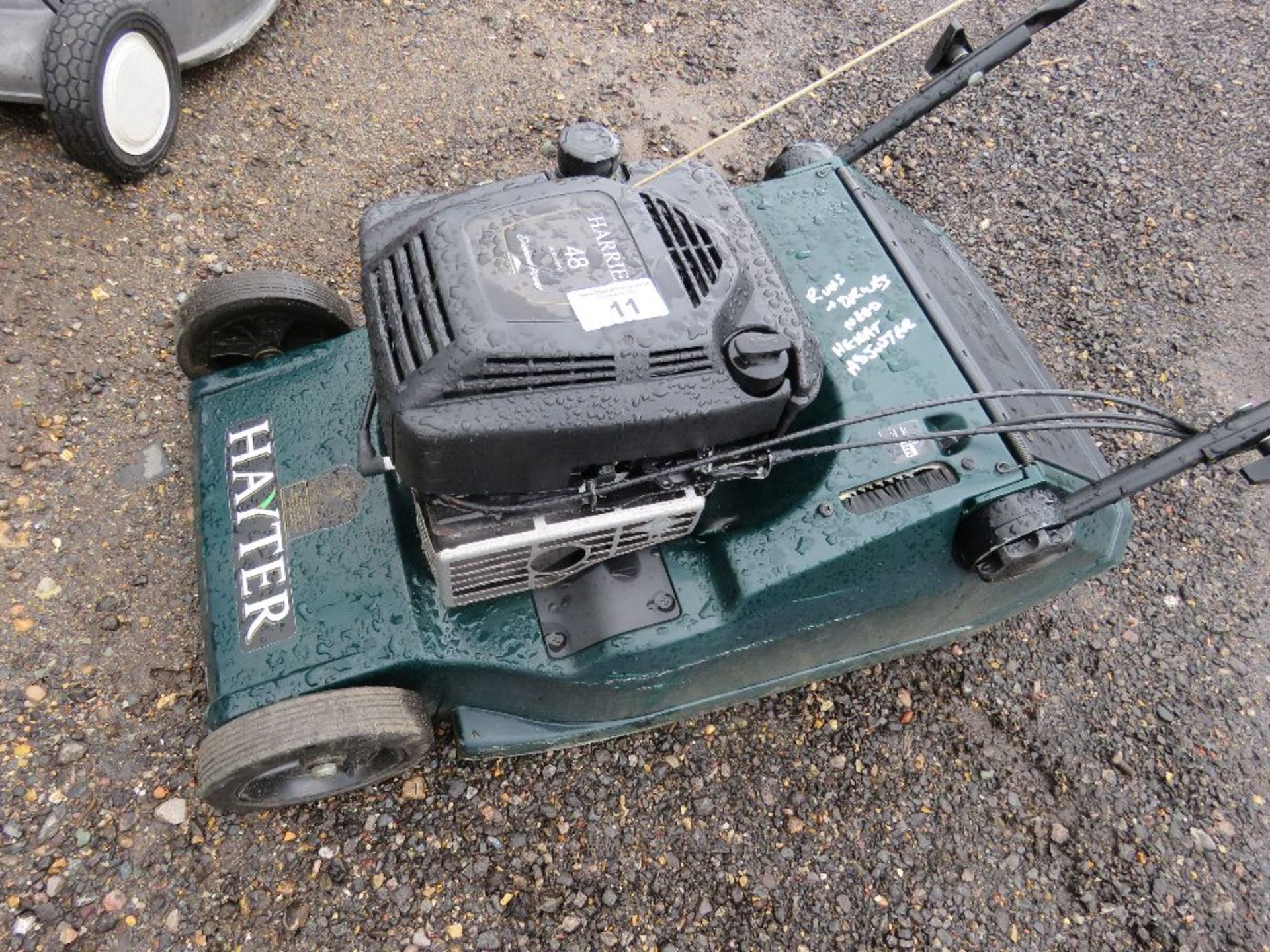HAYTER HARRIER 48 ROLLER MOWER, NO COLLECTOR. WHEN TESTED WAS SEEN TO RUN AND DRIVE (NEEDS HEIGHT AD - Image 2 of 5