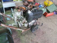 DIESEL ENGINED WATER PUMP WITH LIFTING CHAIN. THIS LOT IS SOLD UNDER THE AUCTIONEERS MARGIN SCHEM