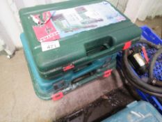 3 X BOXES OF ASSORTED POWER TOOLS. THIS LOT IS SOLD UNDER THE AUCTIONEERS MARGIN SCHEME, THEREFOR