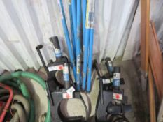 4 X HYDRAULIC HAND HELD CLICKSTICK UNIT WITH 8NO HANDLES.