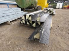 PALLET OF BLACK COLOURED CATNIC TYPE LINTELS. THIS LOT IS SOLD UNDER THE AUCTIONEERS MARGIN SCHEM