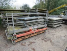 LARGE QUANTITY OF PERI FB180 FOLDING PLATFORM SAFETY DECKS CAN ALSO BE USED AS A SUPPORT FOR WALL FO