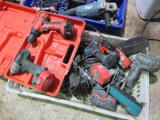 BOX OF ASSORTED MAKITA POWER TOOLS. THIS LOT IS SOLD UNDER THE AUCTIONEERS MARGIN SCHEME, THEREFO