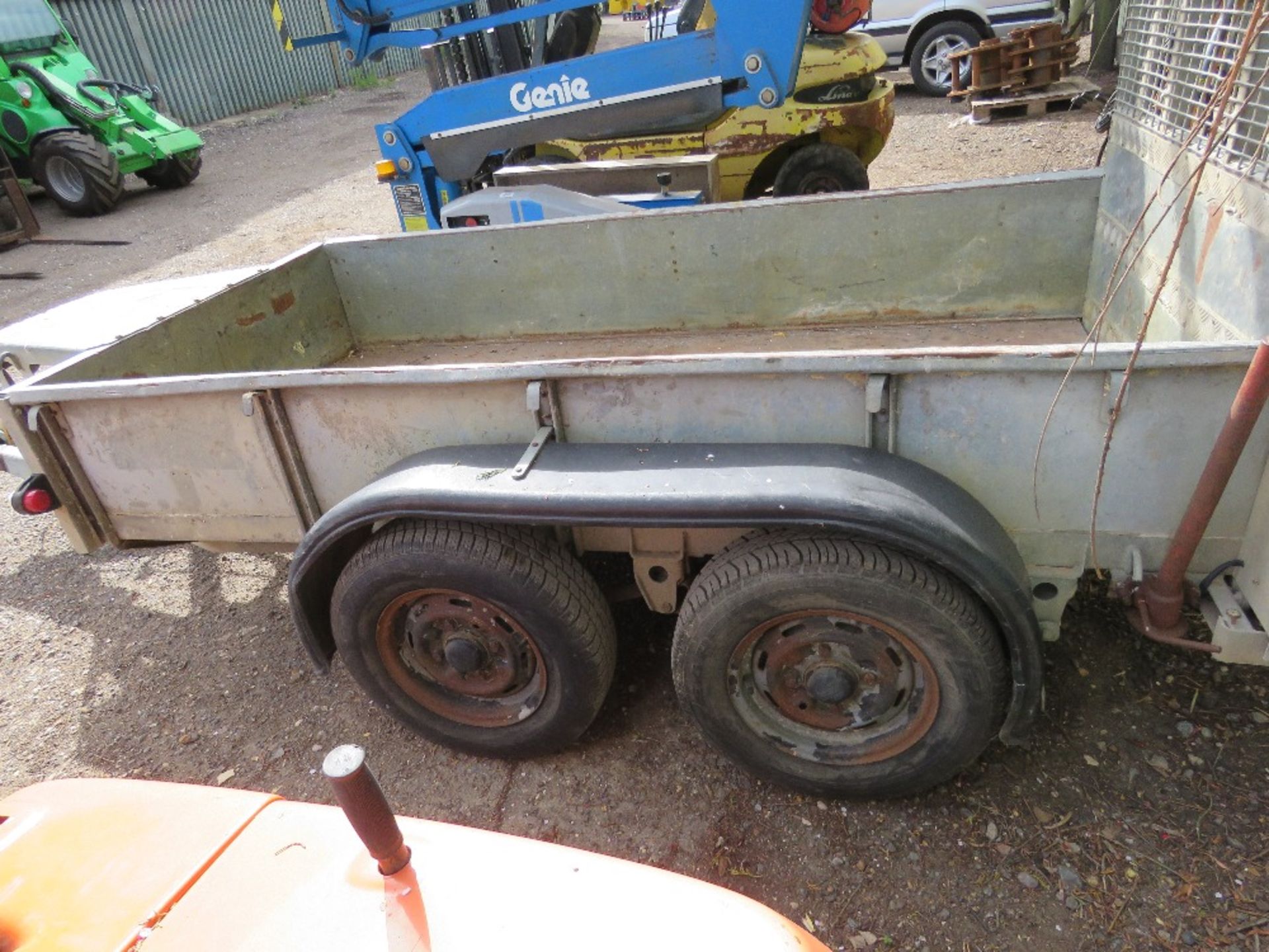 TWIN AXLED PLANT TRAILER, 8FT X 4FT APPROX. - Image 6 of 13