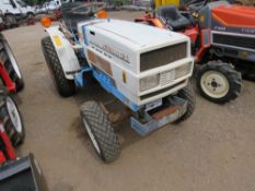 MITSUBISHI MT180HD 4WD COMPACT AGRICULTURAL TRACTOR, HYDRASTATIC DRIVE, ON GRASS TYRES WITH REAR LI