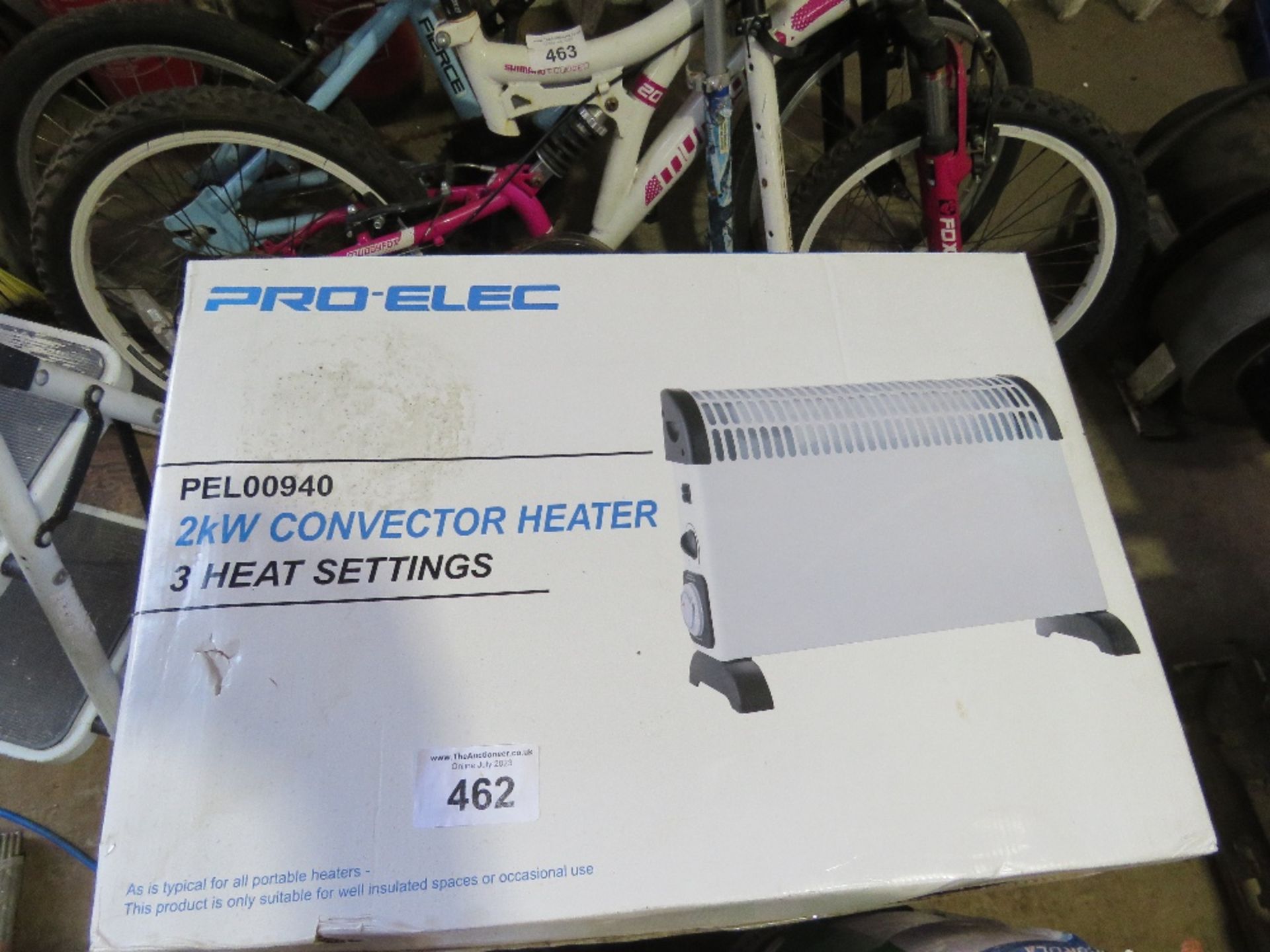 5 X CONVECTOR HEATERS IN BOXES. THIS LOT IS SOLD UNDER THE AUCTIONEERS MARGIN SCHEME, THEREFORE N - Image 2 of 4