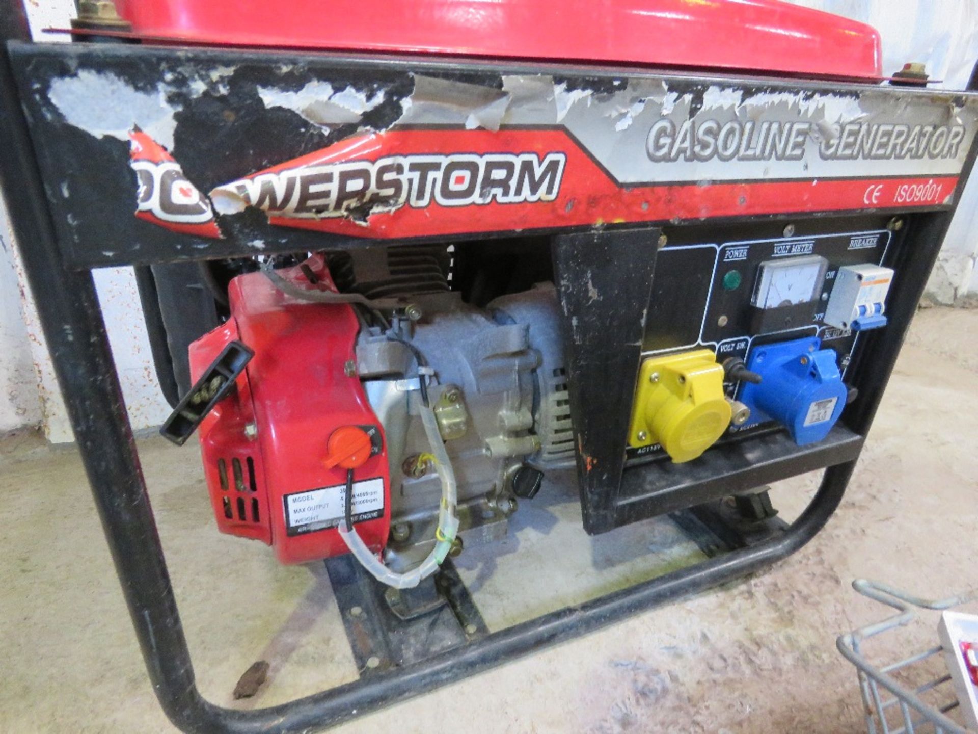 POWERSTORM PETROL ENGINED GENERATOR. - Image 5 of 5