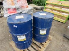 2 X OIL DRUMS. THIS LOT IS SOLD UNDER THE AUCTIONEERS MARGIN SCHEME, THEREFORE NO VAT WILL BE CHA