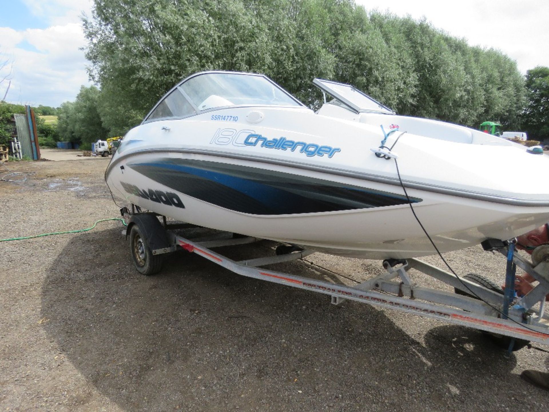 ON SALE!!!...SEADOO CHALLENGER 180 JET BOAT ON TRAILER. POWERED BY ROTAX 215HP 4-TEC ENGINE - Image 6 of 23