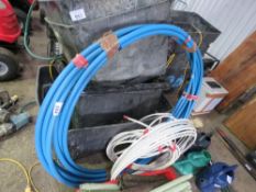 ASSORTED WHITE AND BLUE PIPES. THIS LOT IS SOLD UNDER THE AUCTIONEERS MARGIN SCHEME, THEREFORE NO