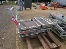 2 X ALUMINIUM STEP UP WORK PLATFORMS. . PN:THX4911,13561