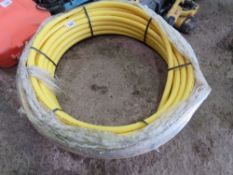 COIL OF 32 X 3.0 GAS PIPE.
