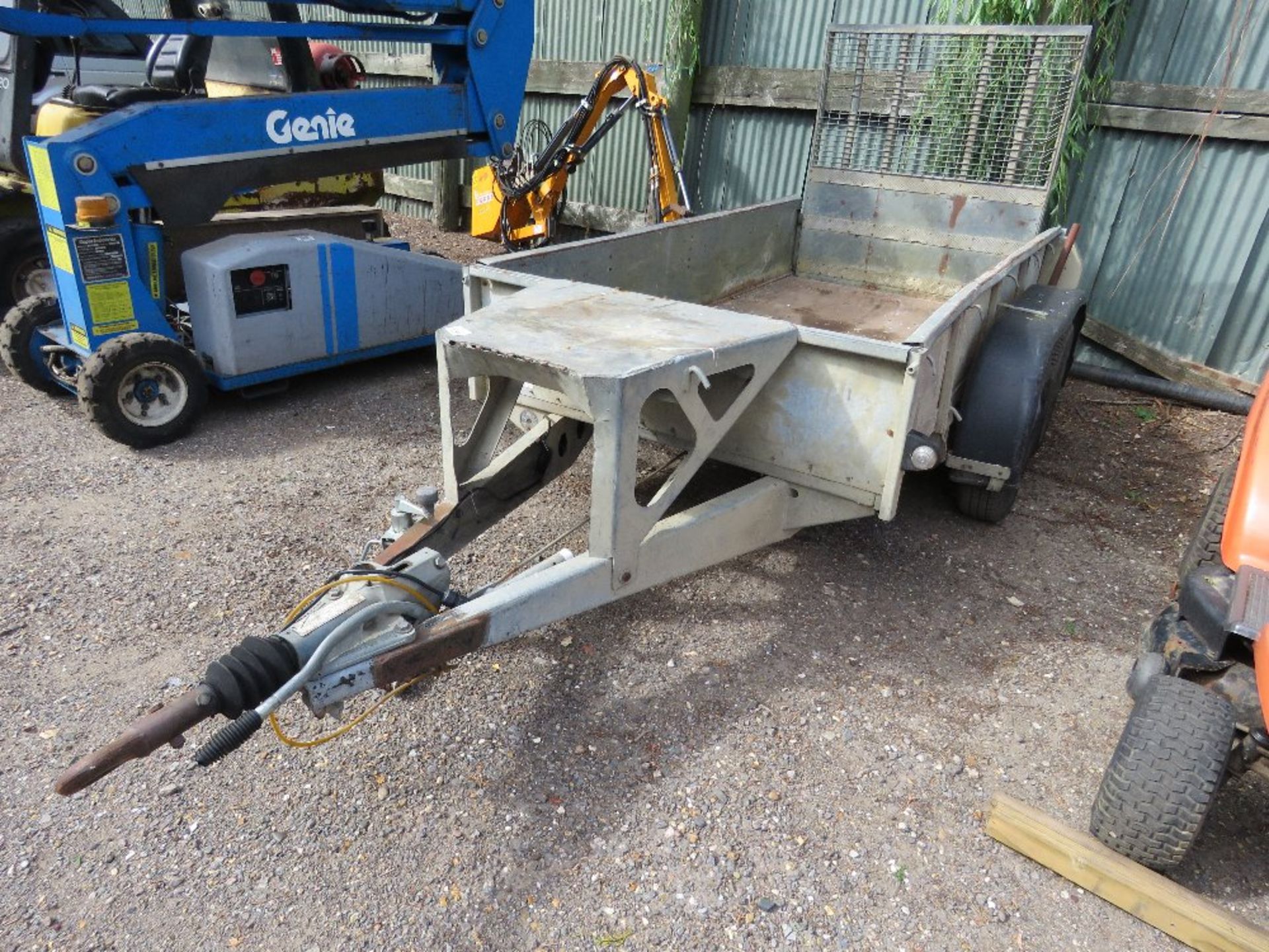 TWIN AXLED PLANT TRAILER, 8FT X 4FT APPROX. - Image 3 of 13