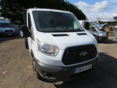 FORD TRANSIT SINGLE CAB TIPPER TRUCK REG:MK15 HVM. WITH V5 AND MOT UNTIL 6TH FEBRUARY 2024 . 402,368