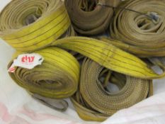 BULK BAG CONTAINING HEAVY DUTY LIFTING SLINGS. THIS LOT IS SOLD UNDER THE AUCTIONEERS MARGIN SCHE