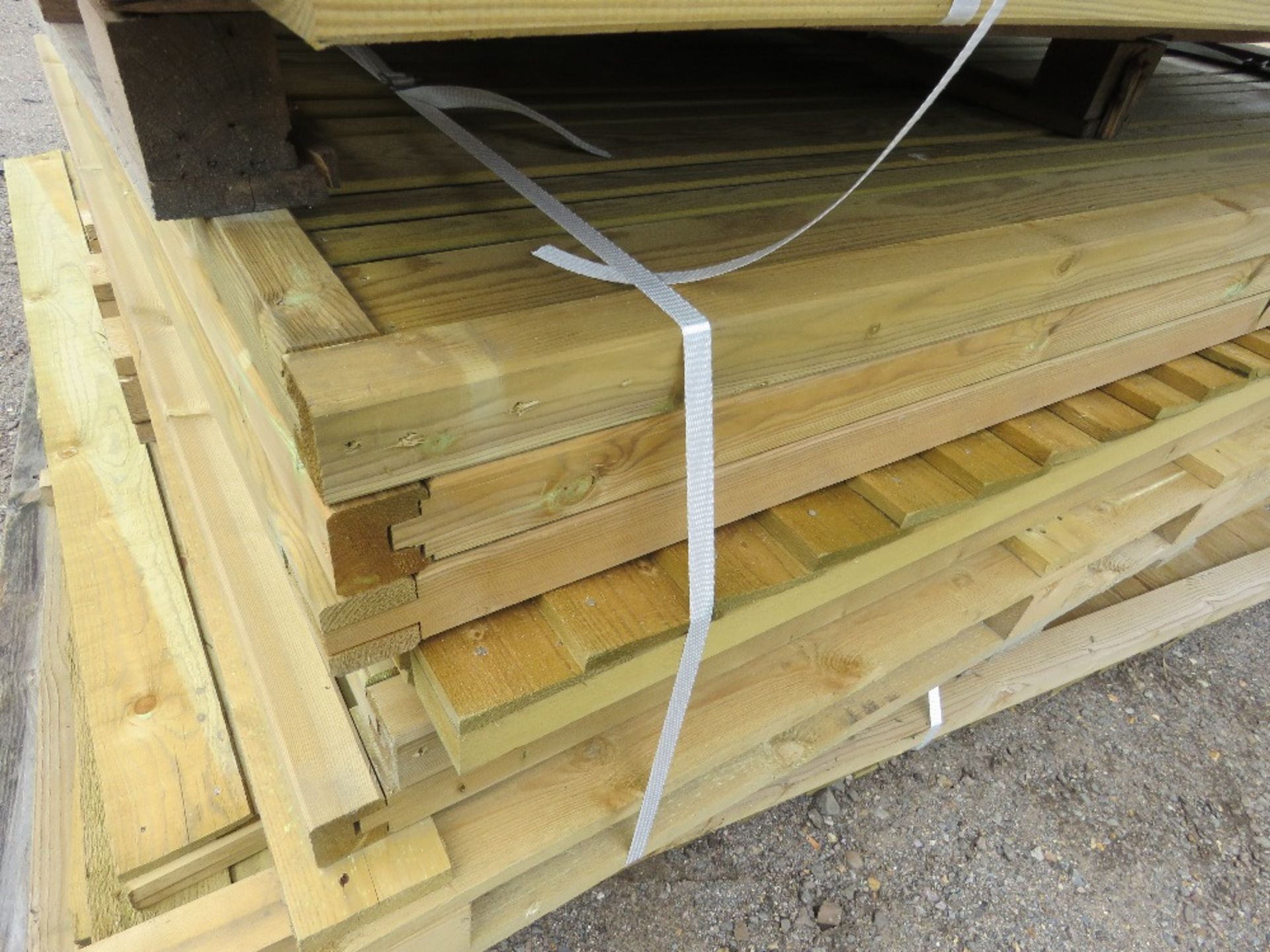 STACK OF ASSORTED WOODEN FENCING PANELS, 20NO APPROX. - Image 5 of 9