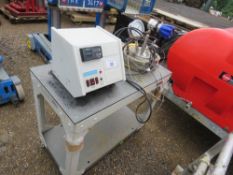 PRESSURE REACTOR TEST BENCH, SOURCED FROM COMPANY LIQUIDATION.