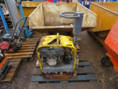 ATLAS COPCO DIESEL ENGINED FORWARD/REVERSE COMPACTION PLATE.