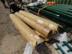 3 X ROLLS OF FLOOR COVERING MATERIAL, 6FT WIDTH APPROX.