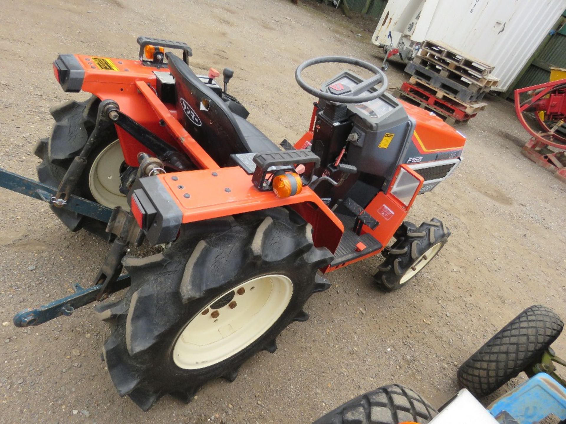 YANMAR F155 4WD COMPACT AGRICULTURAL TRACTOR WITH REAR LINK ARMS. WHEN TESTED WAS SEEN TO DRIVE, ST - Image 7 of 7