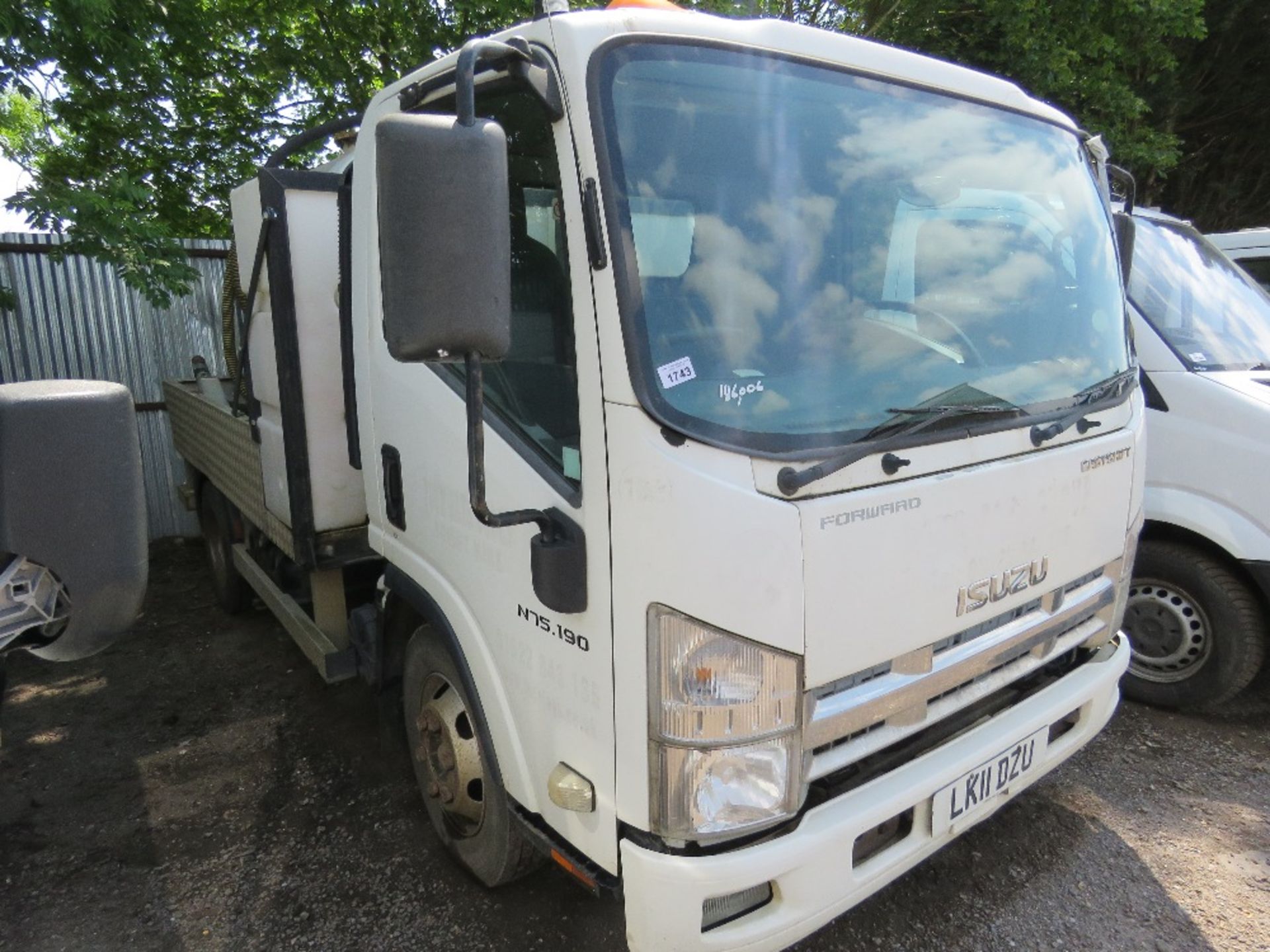 ISUZU FORWARD EASYSHIFT N75.190 TOILET TANKER TRUCK REG: LK11DZU WITH V5. TESTED UNTIL 31.03.23. 186