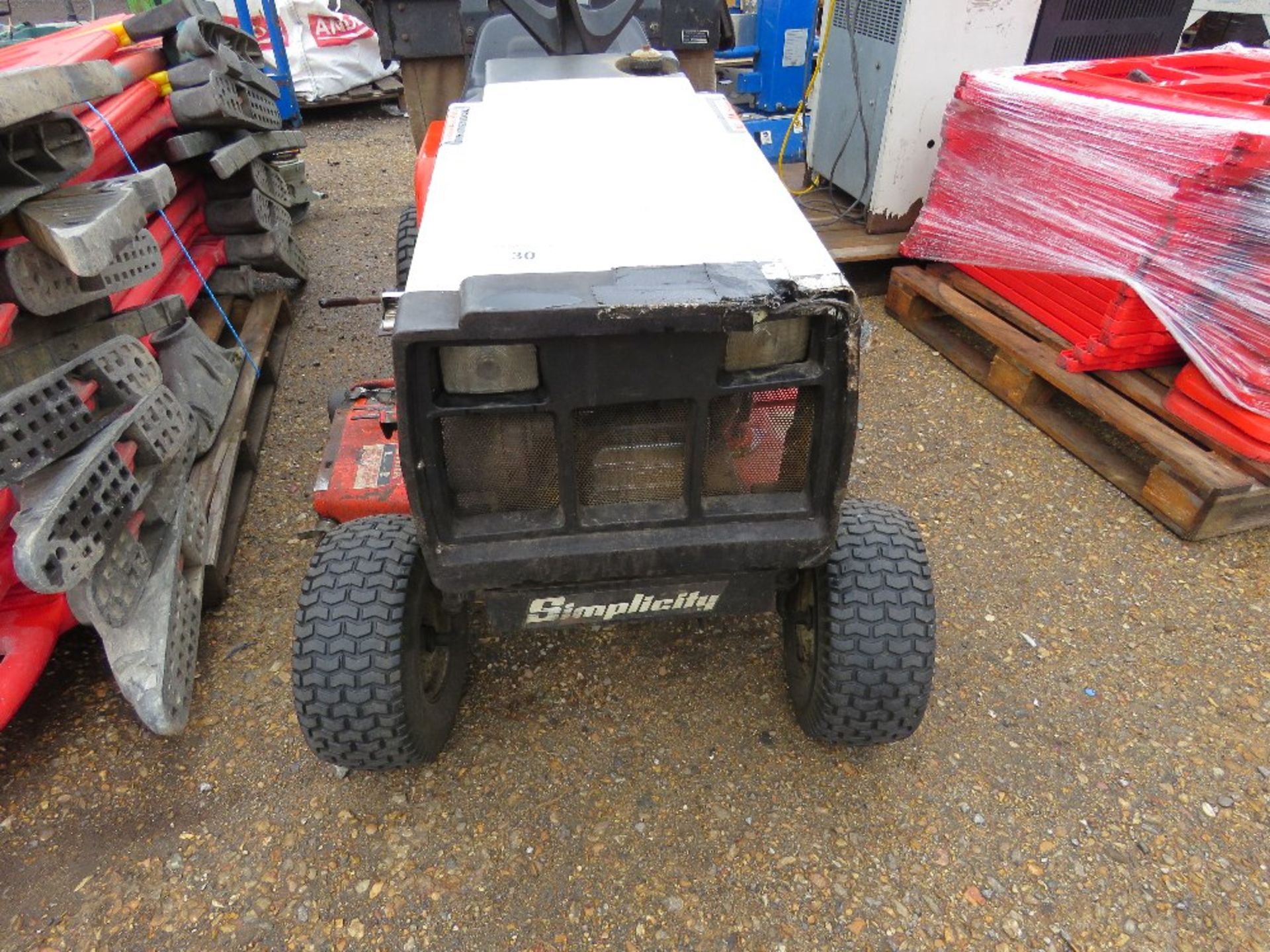 SIMPLICITY RIDE ON MOWER WITH COLLECTOR (RECENT ENGINE REPLACEMENT). when tested was seen to drive a - Image 2 of 9