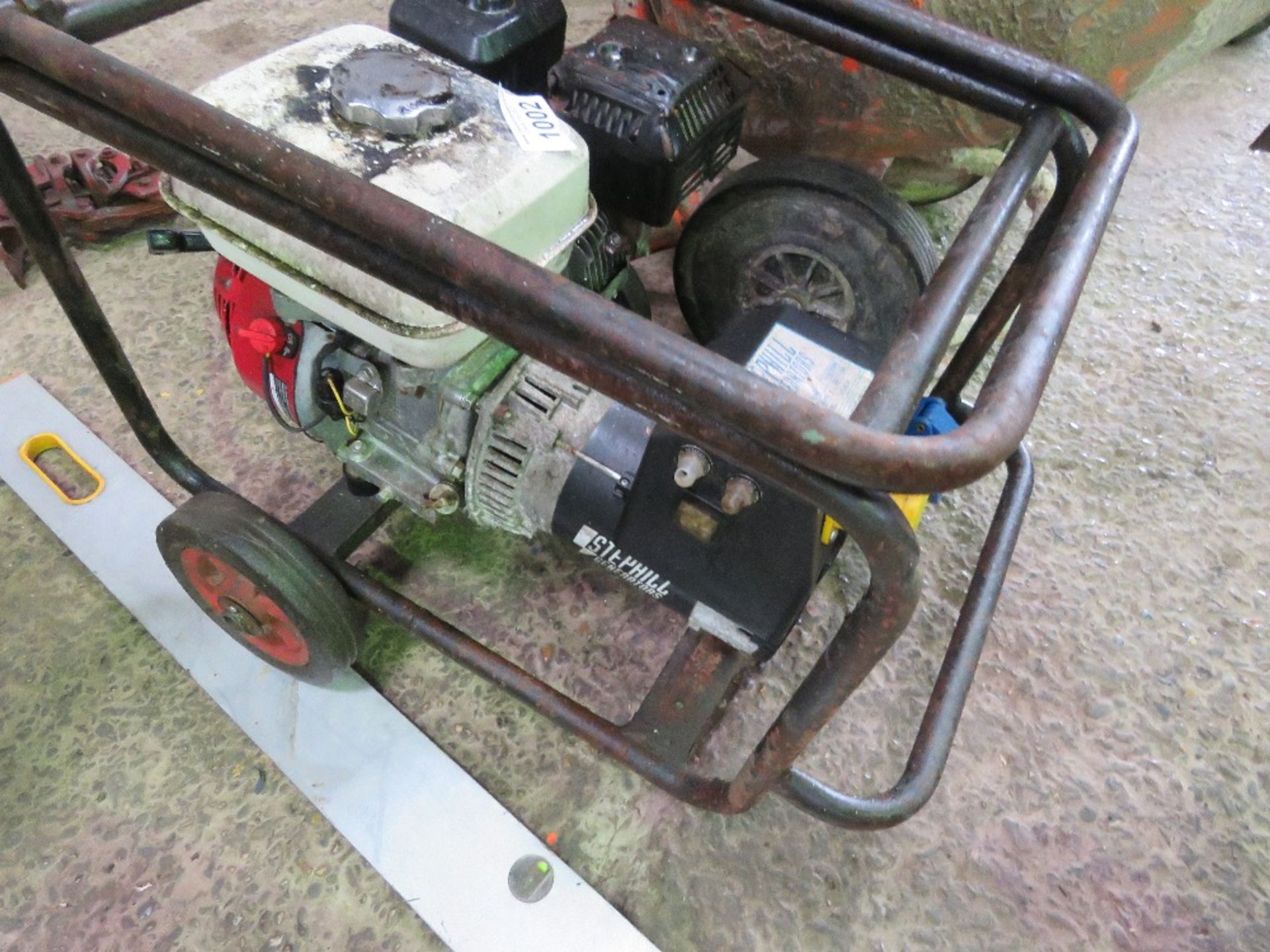 STEPHILL 3.4KVA GENERATOR. THIS LOT IS SOLD UNDER THE AUCTIONEERS MARGIN SCHEME, THEREFORE NO VAT