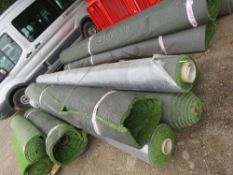 5NO ROLLS OF ASTRO TURF ARTIFICIAL GRASS: 4M WIDTH APPROX. THIS LOT IS SOLD UNDER THE AUCTIONEERS