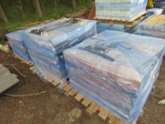 3 X PALLETS OF LBC TYPE RED BRICKS, 750NO IN TOTAL APPROX. THIS LOT IS SOLD UNDER THE AUCTIONEERS