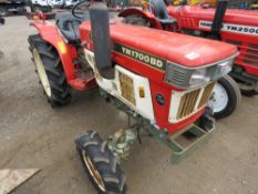 YANMAR YM1700BD 4WD COMPACT AGRICULTURAL TRACTOR WITH REAR LINK ARMS. WHEN TESTED WAS SEEN TO DRIVE,