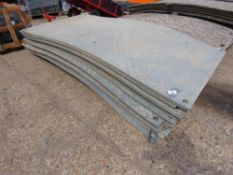 STACK OF GREY TRACK MATS, 10MM THICKNESS: 21NO APPROX @ 1.25M X 2.5M. DIRECT FROM LOCAL DEPOT CLOSU