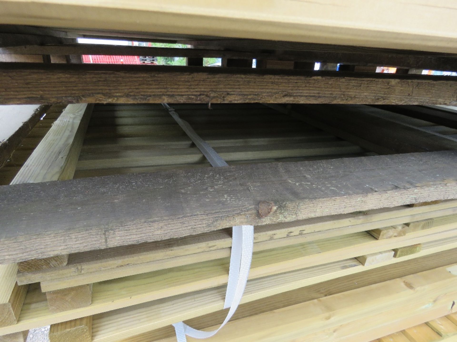 STACK OF ASSORTED WOODEN FENCING PANELS, 20NO APPROX. - Image 7 of 9