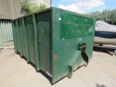 GILESKIPS HL5 TYPE HOOK LOADER SKIP BIN WITH TWIN REAR DOORS, HIGH SIDED, 1.9M OVERALL APPROX. T
