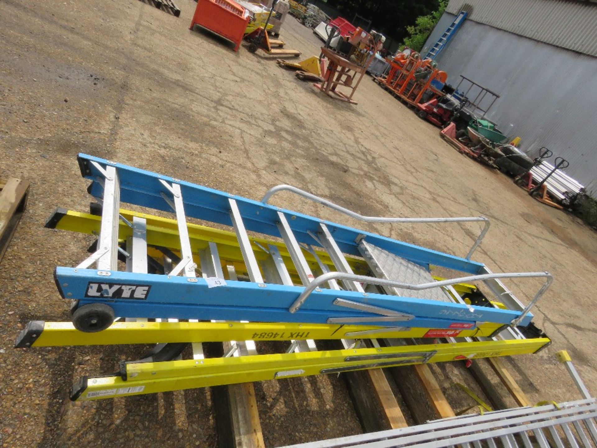 3 X GRP STEP LADDERS.. PN:THX14684,13086,9446.