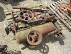 OLD AIR COMPRESSOR. THIS LOT IS SOLD UNDER THE AUCTIONEERS MARGIN SCHEME, THEREFORE NO VAT WILL B