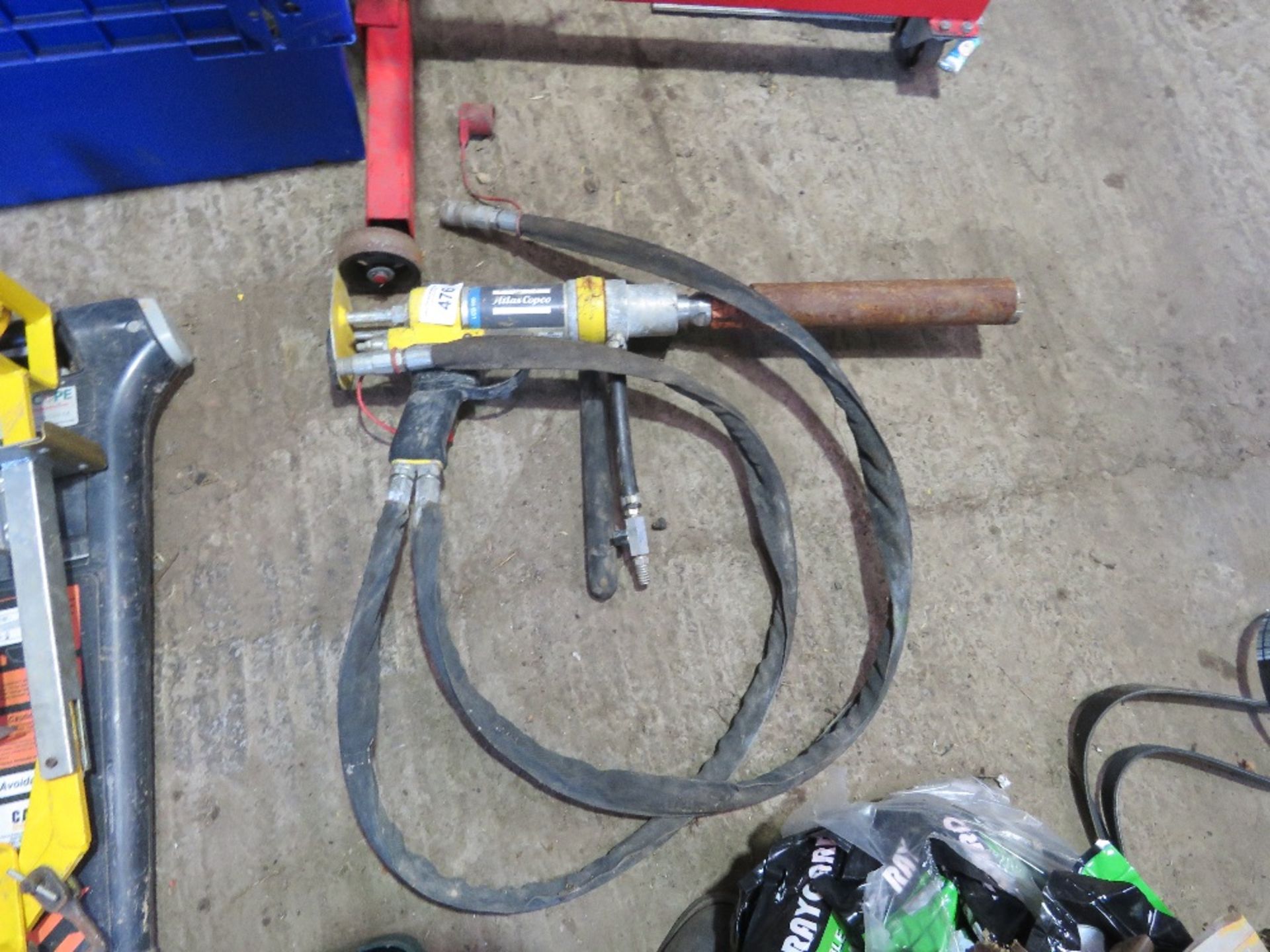 ATLAS COPCO LCD500 HYDRAULIC DRIVEN MANHOLE CORE DRILL. THIS LOT IS SOLD UNDER THE AUCTIONEERS MA
