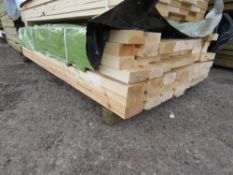 PACK OF INTERLOCKING TIMBER BOARDS 1.83M LENGTH X 95MM X 45MM APPROX, 52NO IN TOTAL APPROX.