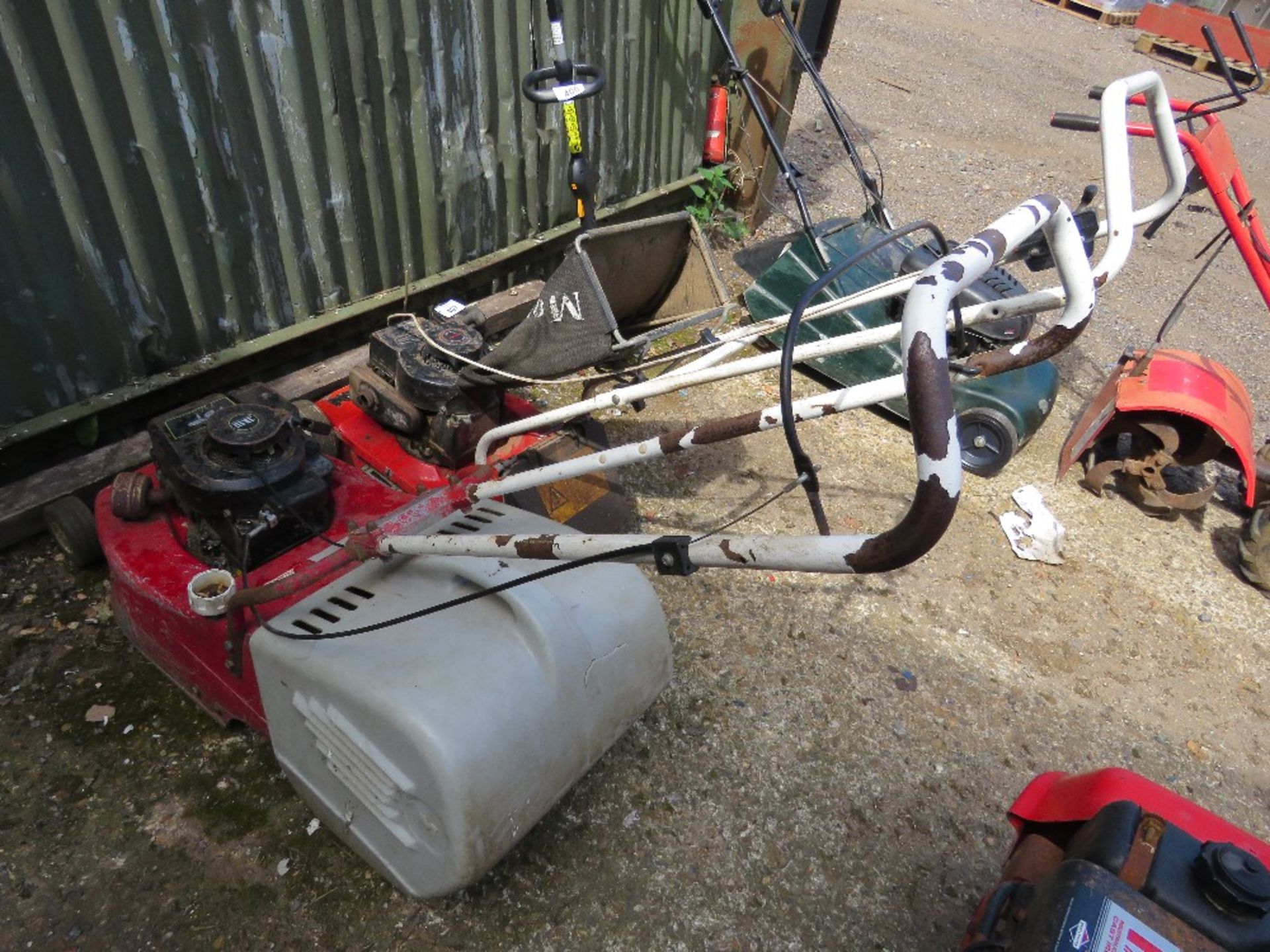 2 X PETROL ENGINED LAWN MOWERS. - Image 3 of 6