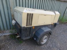 INGERSOLL RAND 741 COMPRESSOR GENERATOR, YEAR 2011 BUILD. 1578 REC HOURS. WHEN TESTED WAS SEEN TO RU