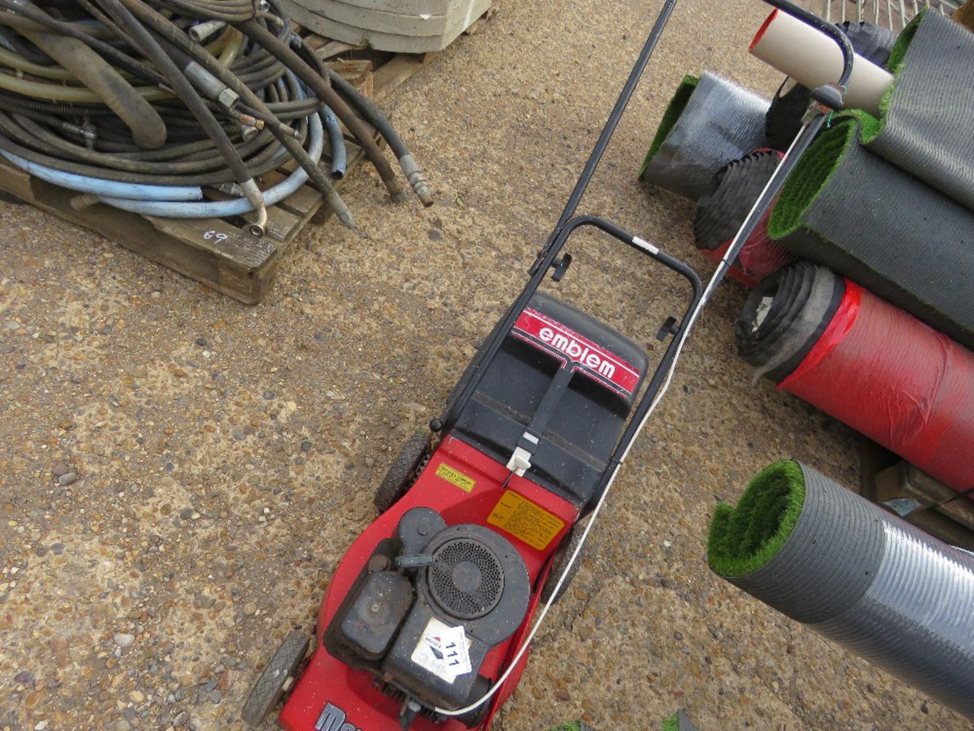 emblem petrol mower - Image 2 of 2