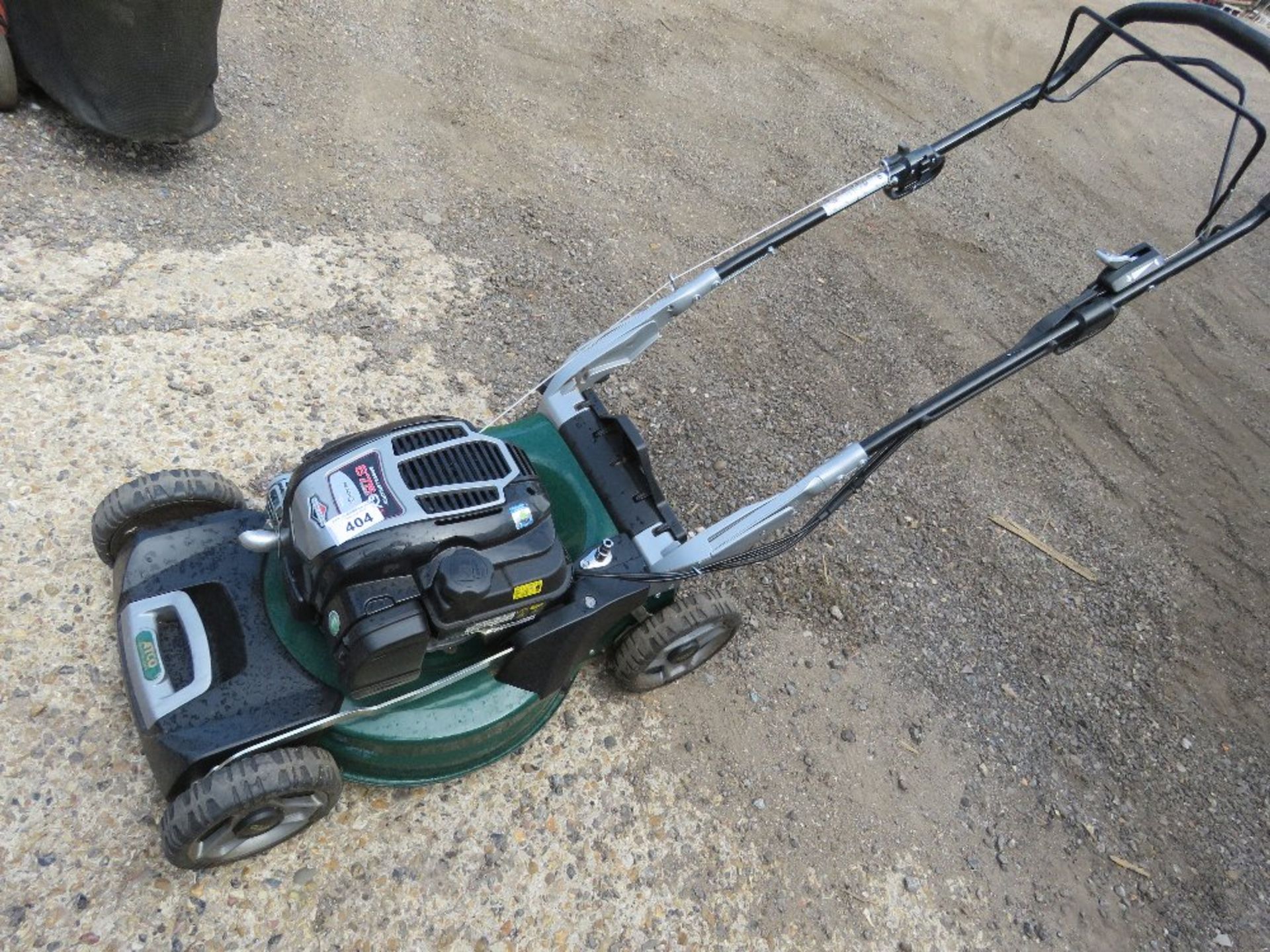 ATCO PETROL LAWNMOWER, NO COLLECTOR. THIS LOT IS SOLD UNDER THE AUCTIONEERS MARGIN SCHEME, THEREF