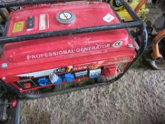 PETROL ENGINED GENERATOR.