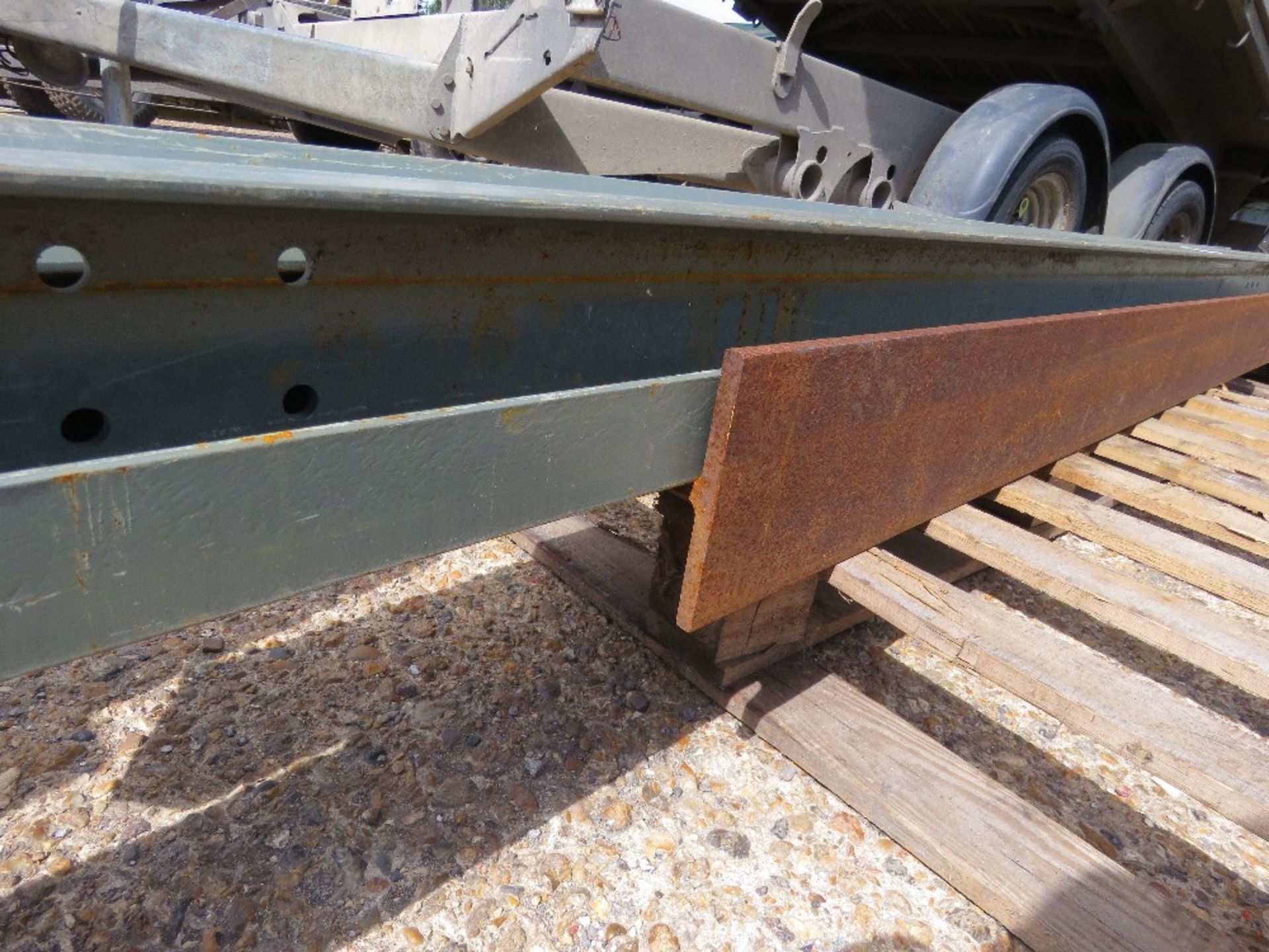 1NO 6FT LENGTH RSJ STEEL PLUS 4NO CHANNELS 8FT LENGTH APPROX. THIS LOT IS SOLD UNDER THE AUCTIONE - Image 6 of 6