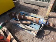 AUGERTORQUE X2500 EXCAVATOR MOUNTED POST HOLE BORER, CONDITION UNKNOWN. SOURCED FROM DEPOT CLEARANCE