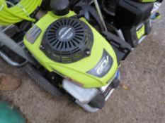 RYOBI 3000PSI HONDA ENGINED PRESSURE WASHER WITH AUTOMATIC SOAP DILUTION. UNUSED WITH LANCE AND HOSE