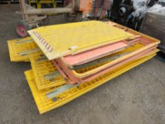 GRP CORSSING RAMPS PLUS SAFETY GUARD RAILS. THIS LOT IS SOLD UNDER THE AUCTIONEERS MARGIN SCHEME,