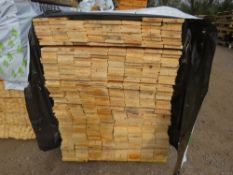 EXTRA LARGE PACK OF UNTREATED TIMBER TOP CAP BOARDS: 120MM X 20MM @ 2.0M LENGTH APPROX.